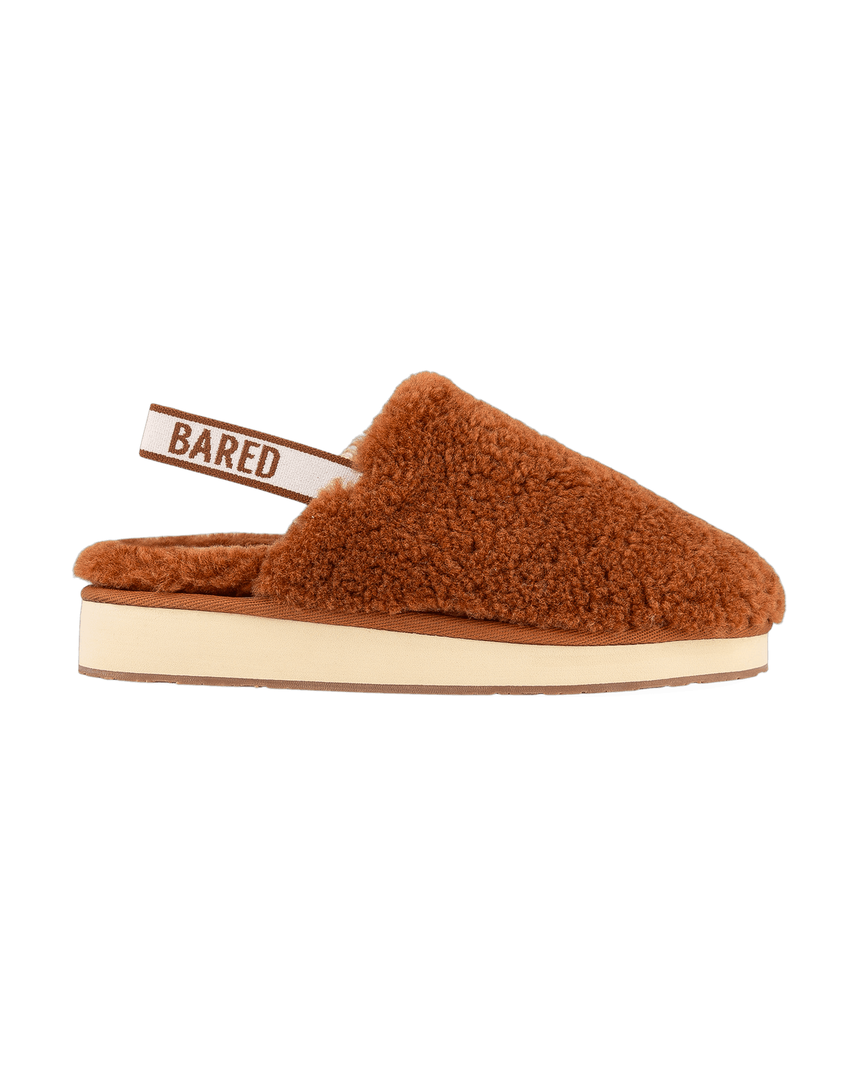 Bared Snuggling Sheepskin Slipper Scuffs