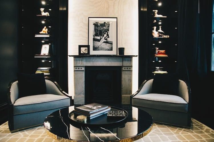 The elegant interior of All Saints Skin Clinic Double Bay, designed by Blainey North