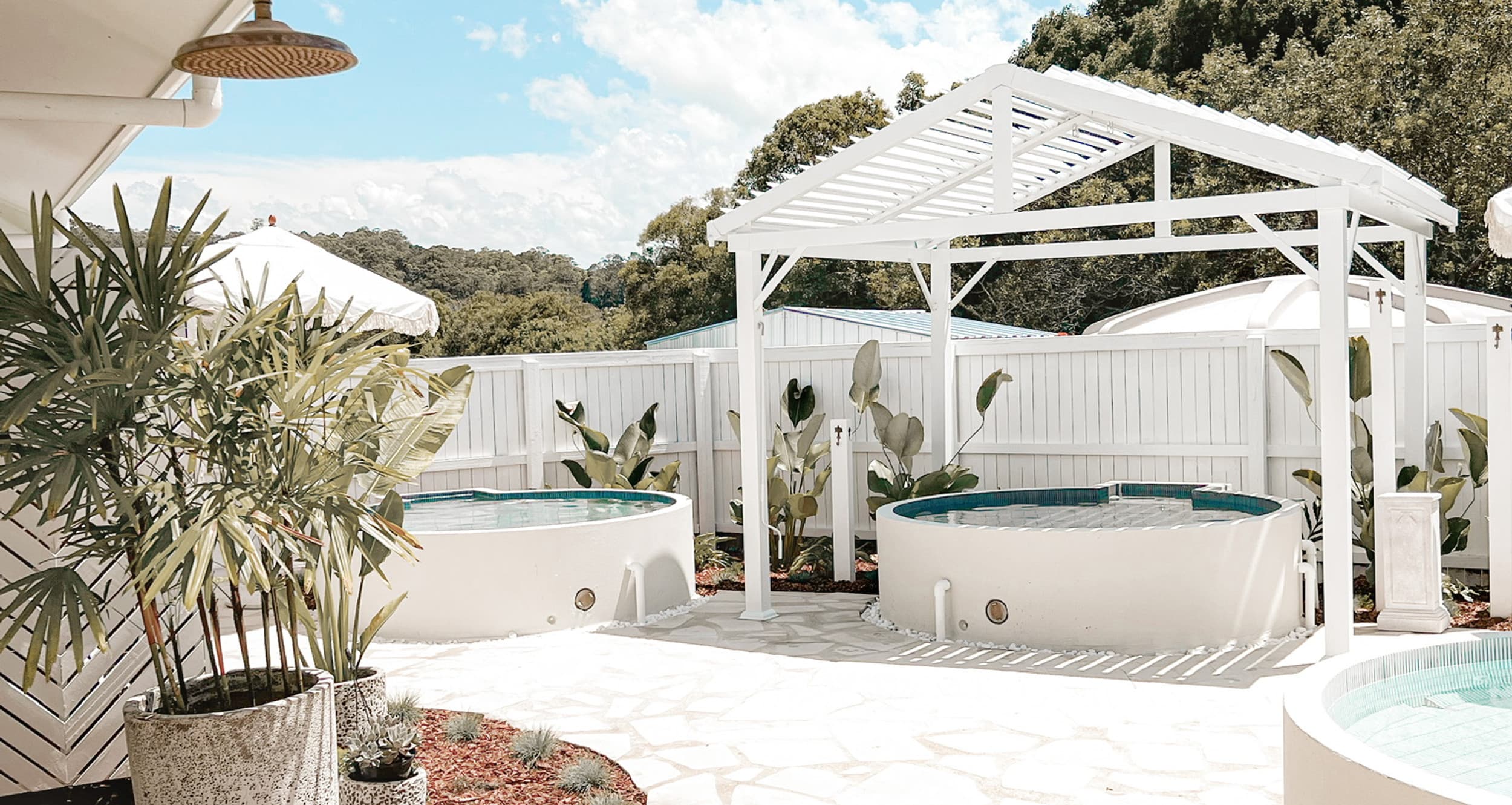 Tank Farm, Bli Bli, private Hamptons-style bathing property in the Sunshine Coast hinterland