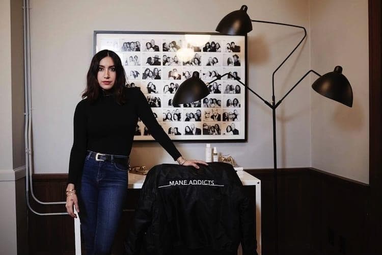 Collage of successful Australian beauty entrepreneurs and founders in professional settings