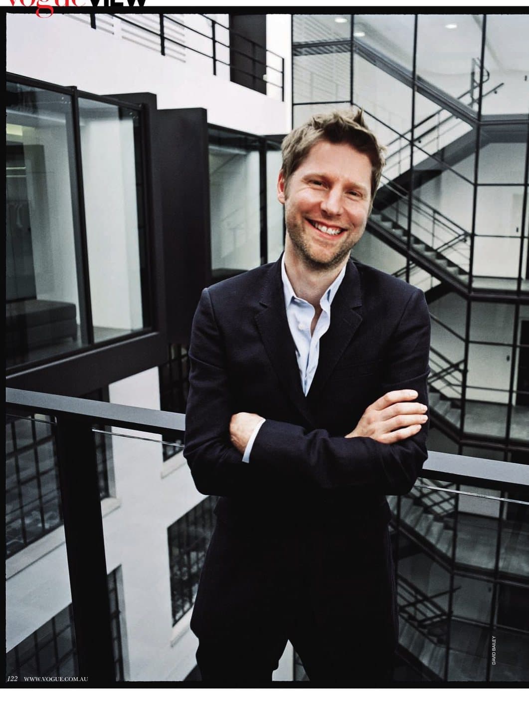 Interviewing Christopher Bailey for Burberry in London