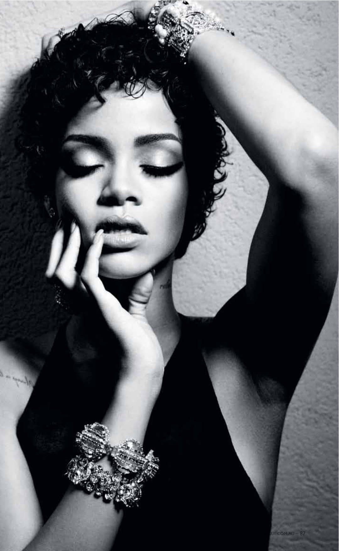 Interviewing Rihanna in Barbados for M·A·C