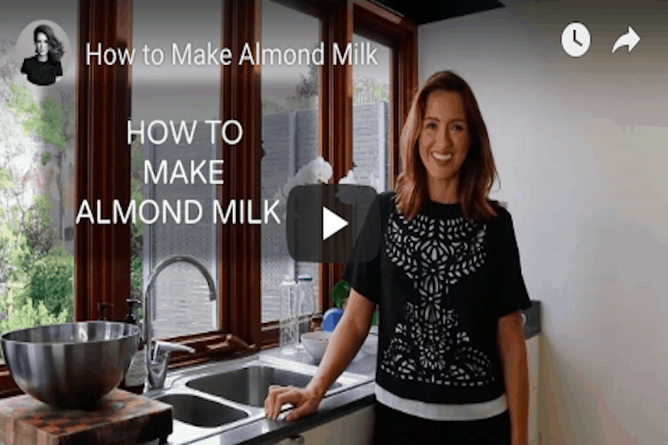 VIDEO: How To Make Almond Milk