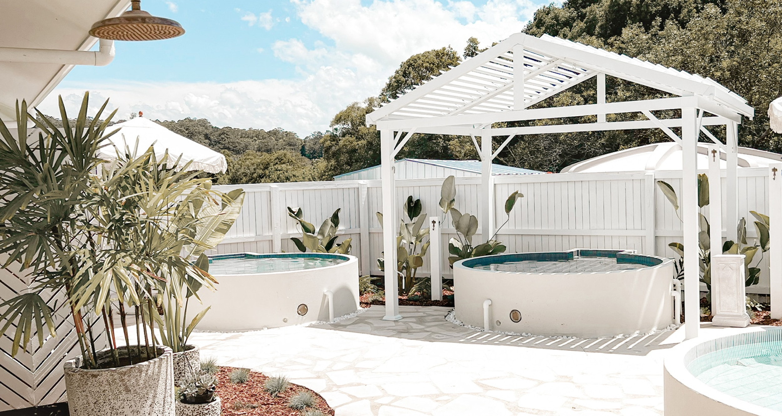 Tank Farm, Bli Bli, private Hamptons-style bathing property in the Sunshine Coast hinterland