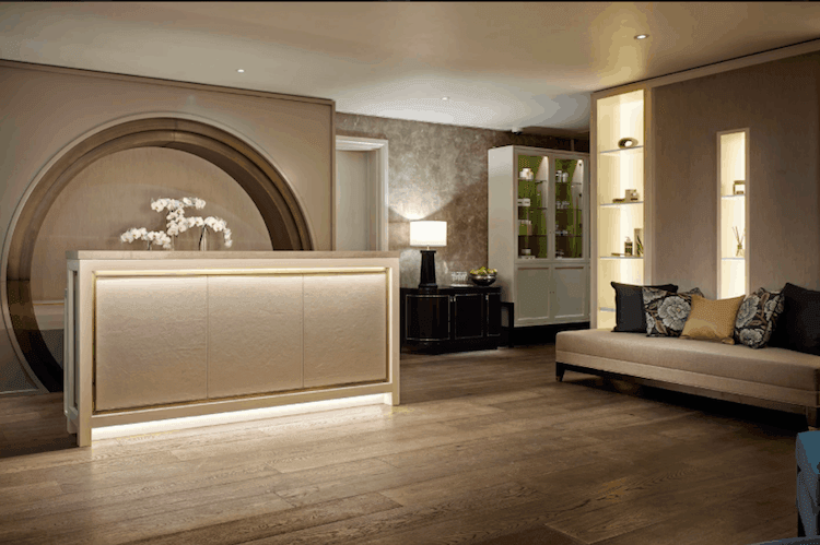 Chuan Spa at The Langham, Sydney. The fibre-optic starlit indoor pool