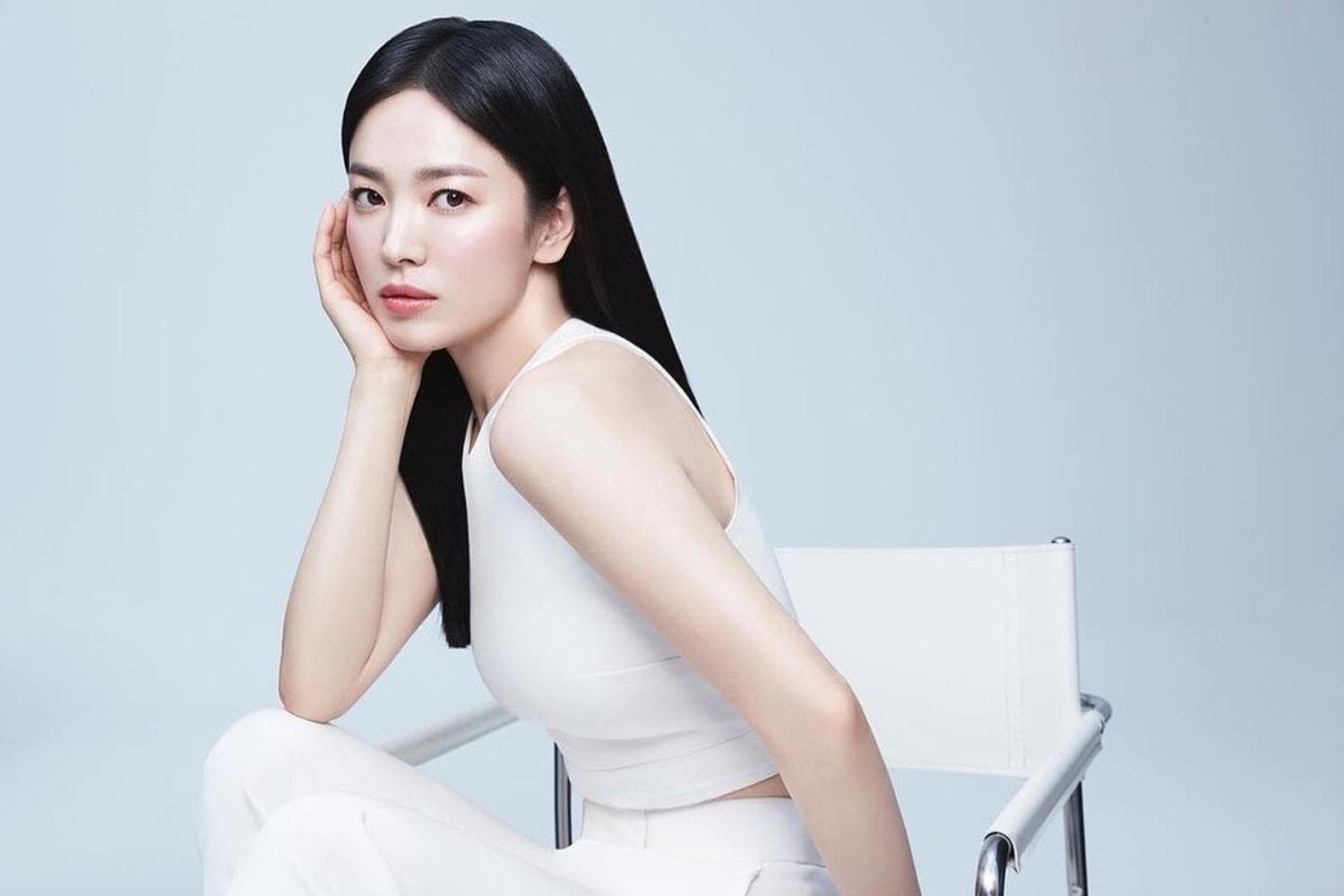 Woman receiving advanced Korean laser skincare treatment in clinical beauty setting