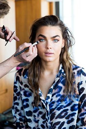 Max Pairs Bambi’S Thick Brow With A Smokey Copper Eye