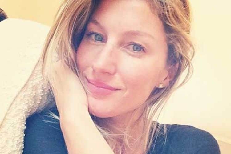 Gisele Makeup Free Selfie