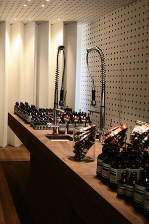 Inside the Aesop Paddington treatment space