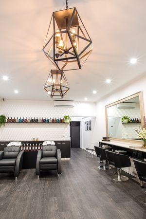 The Salon is Warm, Inviting, and Chic