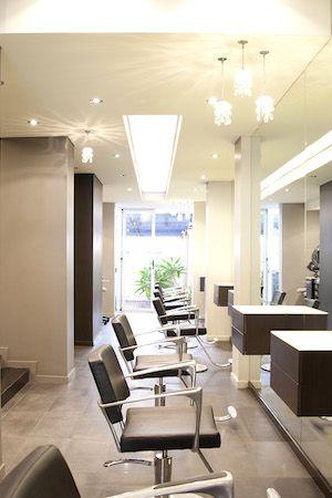 Reception and holding area at Headcase Hair Paddington