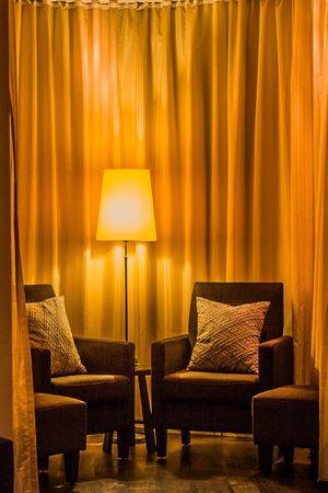Gentle lighting adds to the ambience at Chi Spa