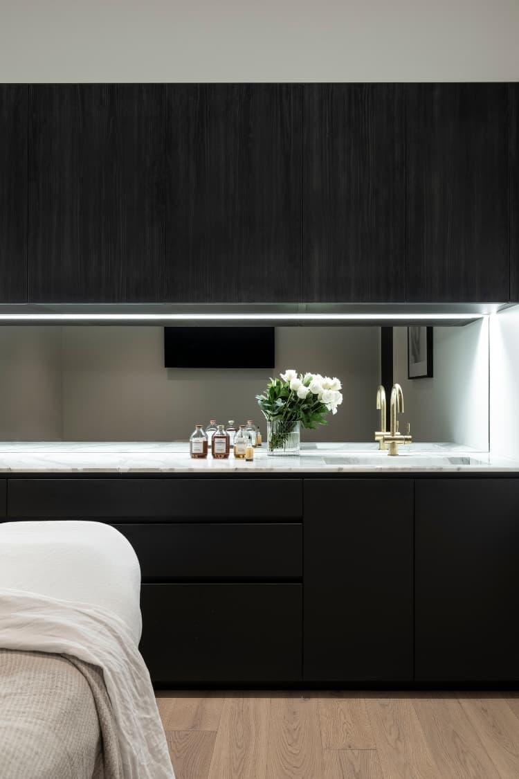 Inside a treatment room at Melanie Grant Skin Health