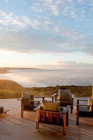 The stunning views from the lodge
