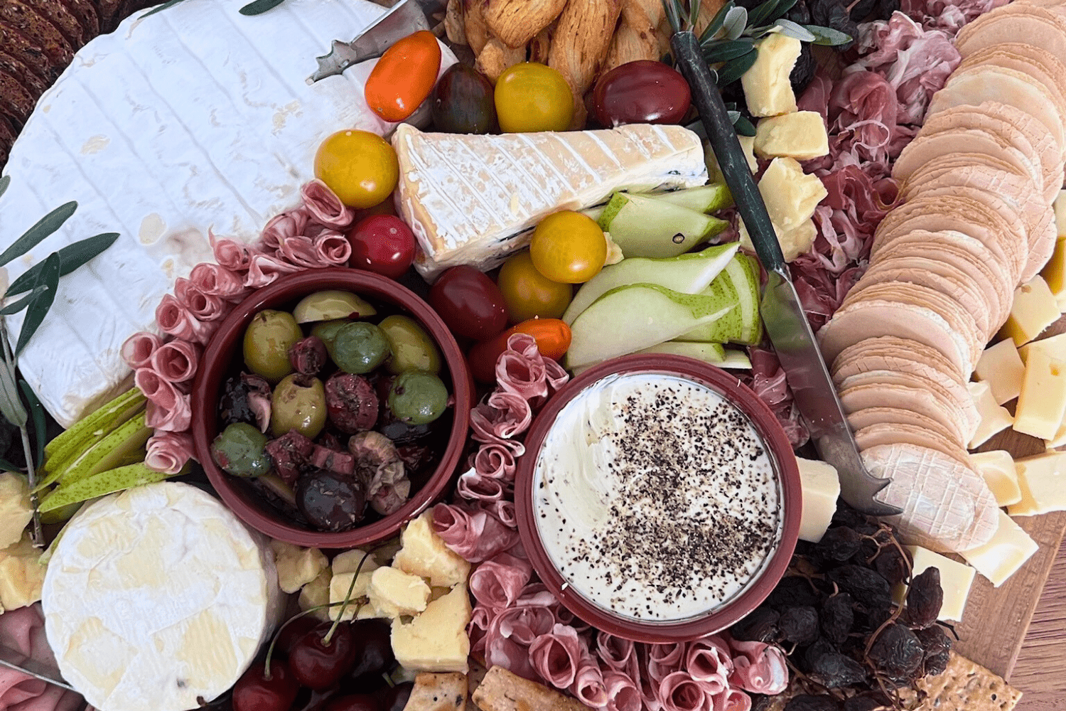 Cheese and meats charcuterie