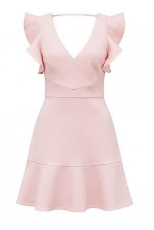 Cleo Frill Sleeve Mini