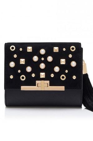 Nadia Pearl and Stud Crossbody Bag