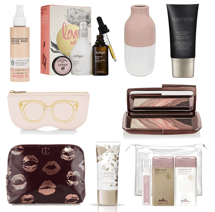  ModelCo Rose Mist ,  Jurlique Indulgent Face Care ,  Madras Link Dip Dye Pink Vase , LAURA MERCIER SILK CREME PHOTO EDITION FOUNDATION ,  Rebecca Minkoff Sunnies Pouch ,  Hourglass Modernist Eyeshadow Palette ,  Charlotte Tilbury Signature Coated Twill Make Up Bag ,  creme simon brightening detox ,  Milk by Lindy Klim Gift Pack 